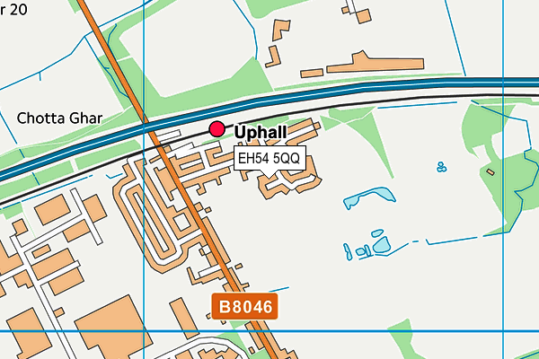 EH54 5QQ map - OS VectorMap District (Ordnance Survey) EH54 5QQ map - OS VectorMap District (Ordnance Survey)
