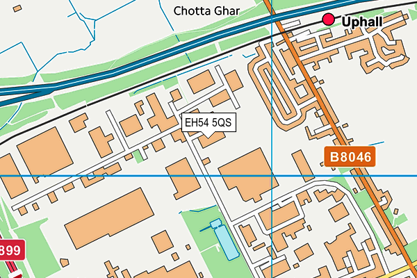 EH54 5QS map - OS VectorMap District (Ordnance Survey) EH54 5QS map - OS VectorMap District (Ordnance Survey)