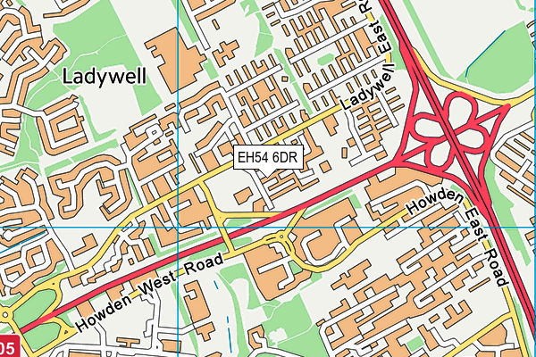 EH54 6DR map - OS VectorMap District (Ordnance Survey) EH54 6DR map - OS VectorMap District (Ordnance Survey)