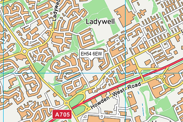 EH54 6EW map - OS VectorMap District (Ordnance Survey) EH54 6EW map - OS VectorMap District (Ordnance Survey)