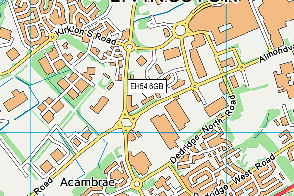 EH54 6GB map - OS VectorMap District (Ordnance Survey) EH54 6GB map - OS VectorMap District (Ordnance Survey)