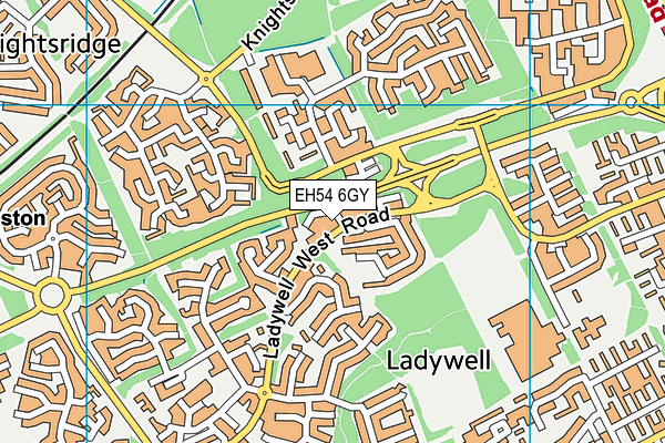 EH54 6GY map - OS VectorMap District (Ordnance Survey) EH54 6GY map - OS VectorMap District (Ordnance Survey)