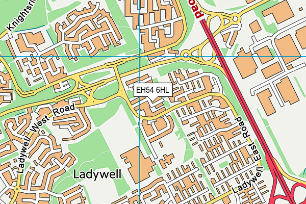 EH54 6HL map - OS VectorMap District (Ordnance Survey) EH54 6HL map - OS VectorMap District (Ordnance Survey)