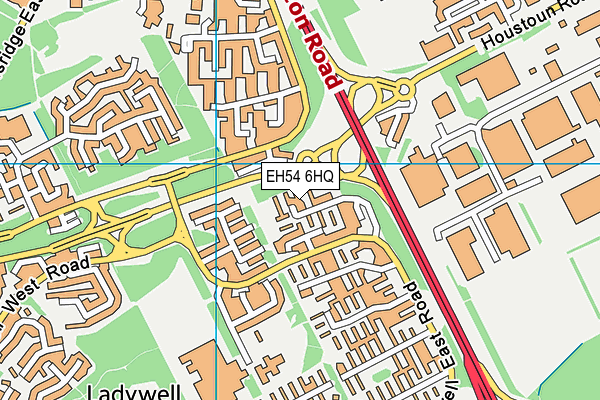 EH54 6HQ map - OS VectorMap District (Ordnance Survey) EH54 6HQ map - OS VectorMap District (Ordnance Survey)
