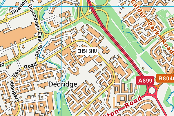 EH54 6HU map - OS VectorMap District (Ordnance Survey) EH54 6HU map - OS VectorMap District (Ordnance Survey)