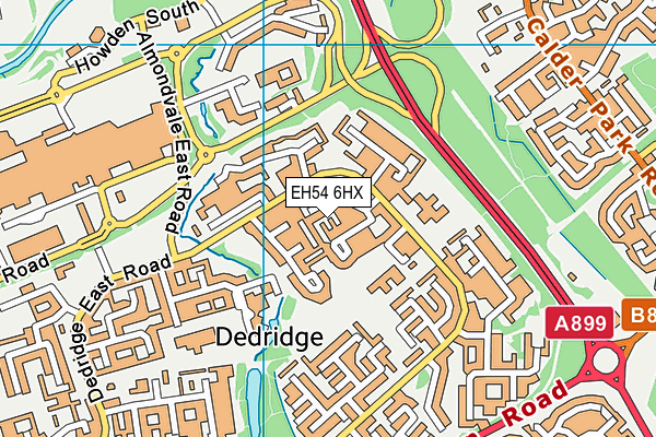EH54 6HX map - OS VectorMap District (Ordnance Survey) EH54 6HX map - OS VectorMap District (Ordnance Survey)
