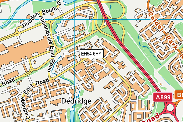 EH54 6HY map - OS VectorMap District (Ordnance Survey) EH54 6HY map - OS VectorMap District (Ordnance Survey)