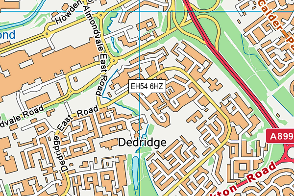 EH54 6HZ map - OS VectorMap District (Ordnance Survey) EH54 6HZ map - OS VectorMap District (Ordnance Survey)