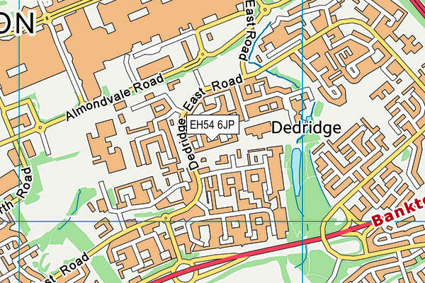 EH54 6JP map - OS VectorMap District (Ordnance Survey) EH54 6JP map - OS VectorMap District (Ordnance Survey)
