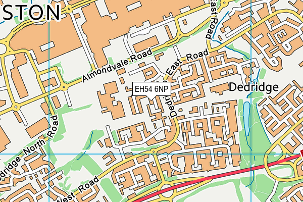 EH54 6NP map - OS VectorMap District (Ordnance Survey) EH54 6NP map - OS VectorMap District (Ordnance Survey)