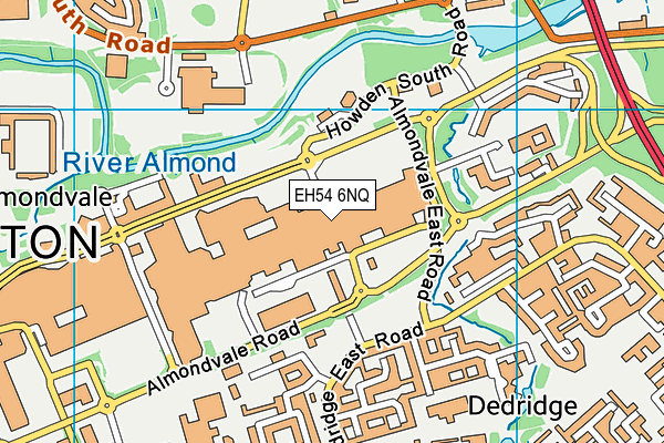 EH54 6NQ map - OS VectorMap District (Ordnance Survey) EH54 6NQ map - OS VectorMap District (Ordnance Survey)