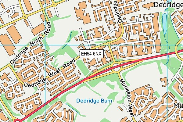 EH54 6NX map - OS VectorMap District (Ordnance Survey) EH54 6NX map - OS VectorMap District (Ordnance Survey)