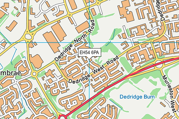 EH54 6PA map - OS VectorMap District (Ordnance Survey) EH54 6PA map - OS VectorMap District (Ordnance Survey)