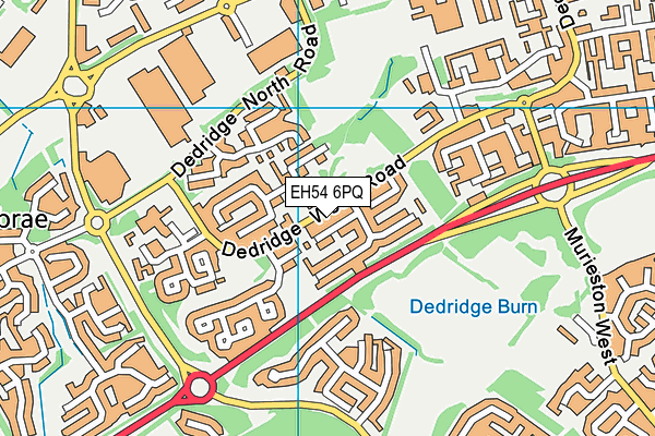 EH54 6PQ map - OS VectorMap District (Ordnance Survey) EH54 6PQ map - OS VectorMap District (Ordnance Survey)