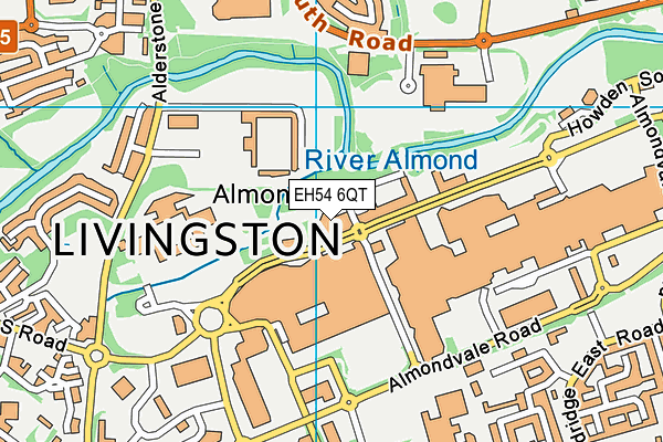 EH54 6QT map - OS VectorMap District (Ordnance Survey) EH54 6QT map - OS VectorMap District (Ordnance Survey)