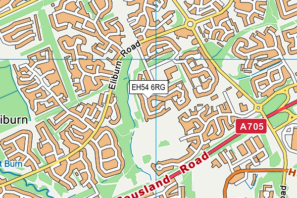 EH54 6RG map - OS VectorMap District (Ordnance Survey) EH54 6RG map - OS VectorMap District (Ordnance Survey)