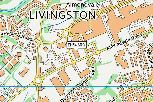 EH54 6RQ map - OS VectorMap District (Ordnance Survey) EH54 6RQ map - OS VectorMap District (Ordnance Survey)