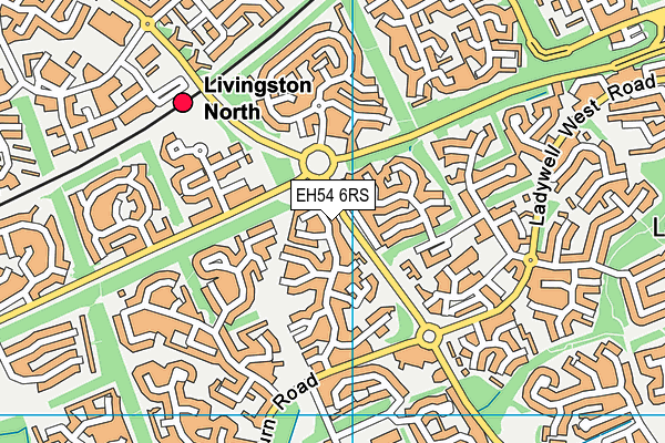EH54 6RS map - OS VectorMap District (Ordnance Survey) EH54 6RS map - OS VectorMap District (Ordnance Survey)