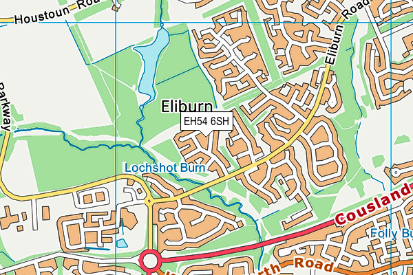 EH54 6SH map - OS VectorMap District (Ordnance Survey) EH54 6SH map - OS VectorMap District (Ordnance Survey)