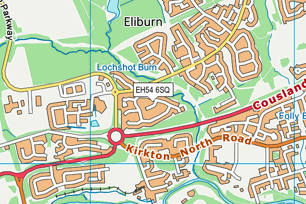 EH54 6SQ map - OS VectorMap District (Ordnance Survey) EH54 6SQ map - OS VectorMap District (Ordnance Survey)