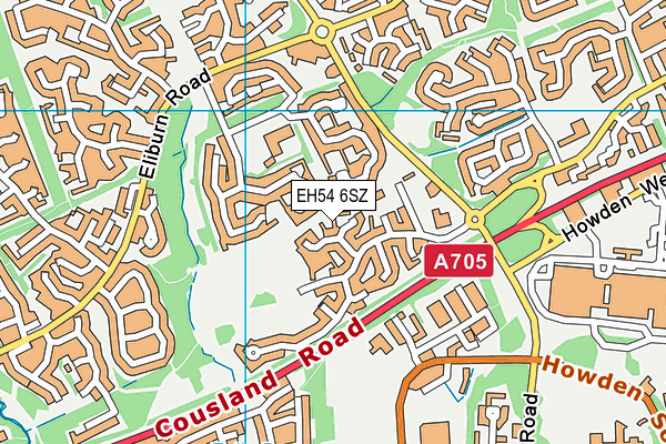 EH54 6SZ map - OS VectorMap District (Ordnance Survey) EH54 6SZ map - OS VectorMap District (Ordnance Survey)