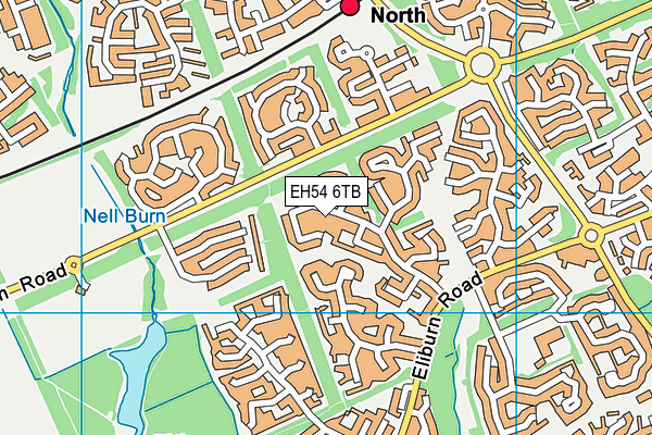 EH54 6TB map - OS VectorMap District (Ordnance Survey) EH54 6TB map - OS VectorMap District (Ordnance Survey)