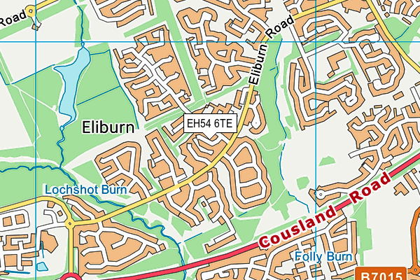 EH54 6TE map - OS VectorMap District (Ordnance Survey) EH54 6TE map - OS VectorMap District (Ordnance Survey)