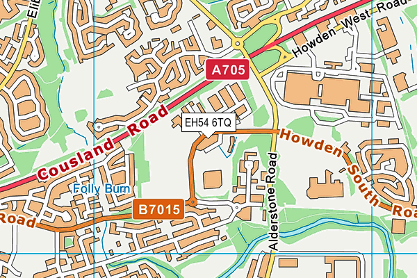 EH54 6TQ map - OS VectorMap District (Ordnance Survey) EH54 6TQ map - OS VectorMap District (Ordnance Survey)