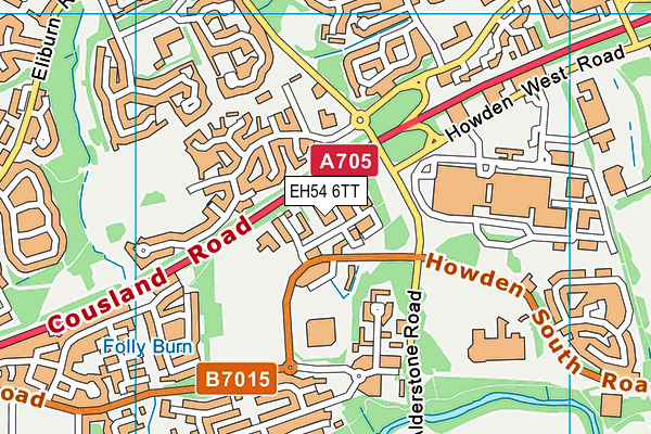 EH54 6TT map - OS VectorMap District (Ordnance Survey) EH54 6TT map - OS VectorMap District (Ordnance Survey)