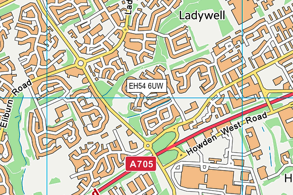 EH54 6UW map - OS VectorMap District (Ordnance Survey) EH54 6UW map - OS VectorMap District (Ordnance Survey)