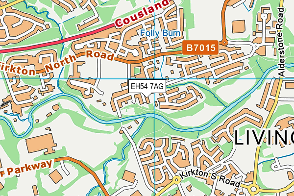 EH54 7AG map - OS VectorMap District (Ordnance Survey) EH54 7AG map - OS VectorMap District (Ordnance Survey)