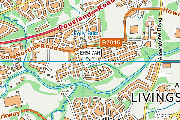 EH54 7AH map - OS VectorMap District (Ordnance Survey) EH54 7AH map - OS VectorMap District (Ordnance Survey)