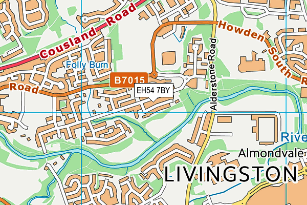 EH54 7BY map - OS VectorMap District (Ordnance Survey) EH54 7BY map - OS VectorMap District (Ordnance Survey)