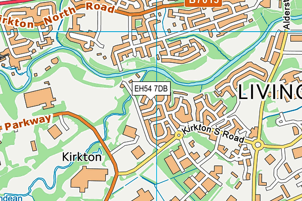 EH54 7DB map - OS VectorMap District (Ordnance Survey) EH54 7DB map - OS VectorMap District (Ordnance Survey)