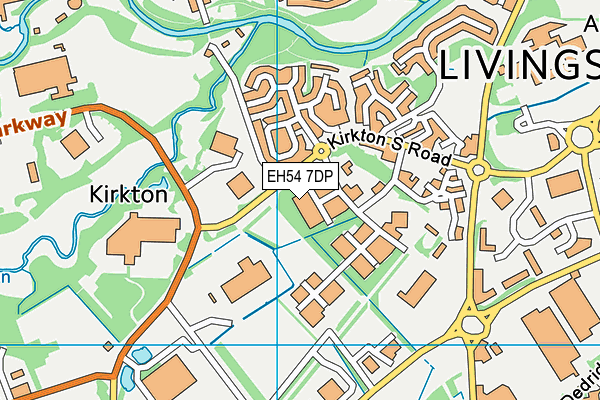 EH54 7DP map - OS VectorMap District (Ordnance Survey) EH54 7DP map - OS VectorMap District (Ordnance Survey)