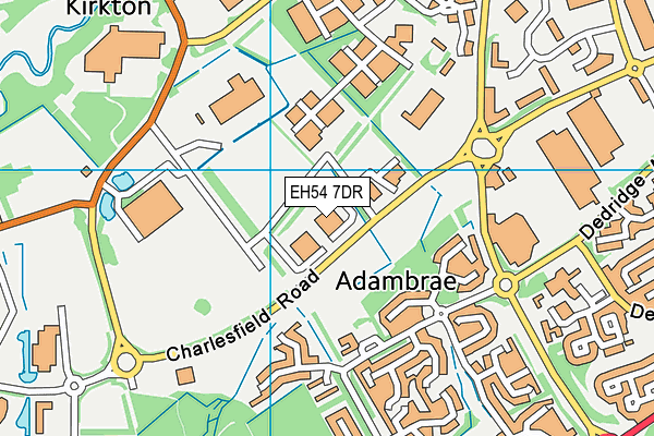 EH54 7DR map - OS VectorMap District (Ordnance Survey) EH54 7DR map - OS VectorMap District (Ordnance Survey)