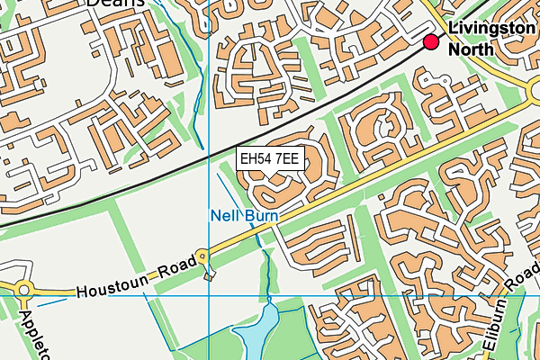 EH54 7EE map - OS VectorMap District (Ordnance Survey) EH54 7EE map - OS VectorMap District (Ordnance Survey)