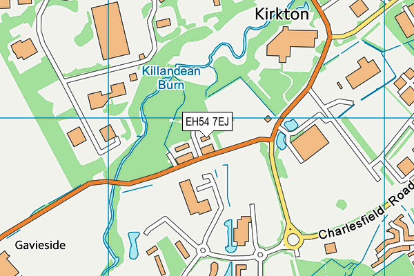 EH54 7EJ map - OS VectorMap District (Ordnance Survey) EH54 7EJ map - OS VectorMap District (Ordnance Survey)