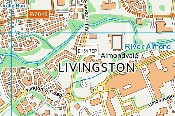 EH54 7EP map - OS VectorMap District (Ordnance Survey) EH54 7EP map - OS VectorMap District (Ordnance Survey)