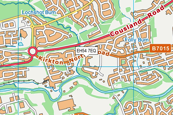 EH54 7EQ map - OS VectorMap District (Ordnance Survey) EH54 7EQ map - OS VectorMap District (Ordnance Survey)