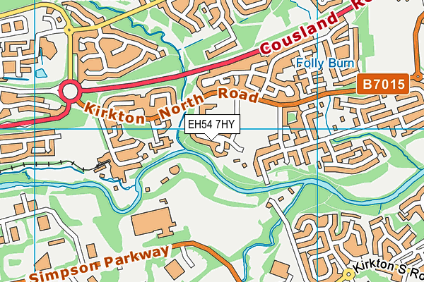 EH54 7HY map - OS VectorMap District (Ordnance Survey) EH54 7HY map - OS VectorMap District (Ordnance Survey)