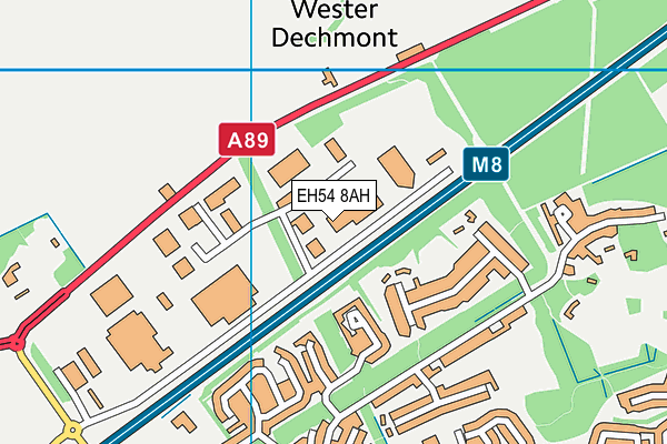 EH54 8AH map - OS VectorMap District (Ordnance Survey) EH54 8AH map - OS VectorMap District (Ordnance Survey)
