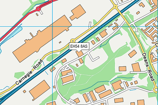 EH54 8AS map - OS VectorMap District (Ordnance Survey) EH54 8AS map - OS VectorMap District (Ordnance Survey)