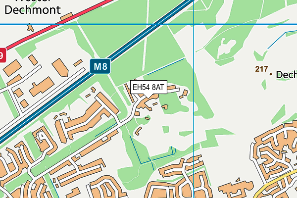 EH54 8AT map - OS VectorMap District (Ordnance Survey) EH54 8AT map - OS VectorMap District (Ordnance Survey)