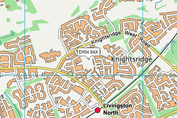 EH54 8AX map - OS VectorMap District (Ordnance Survey) EH54 8AX map - OS VectorMap District (Ordnance Survey)
