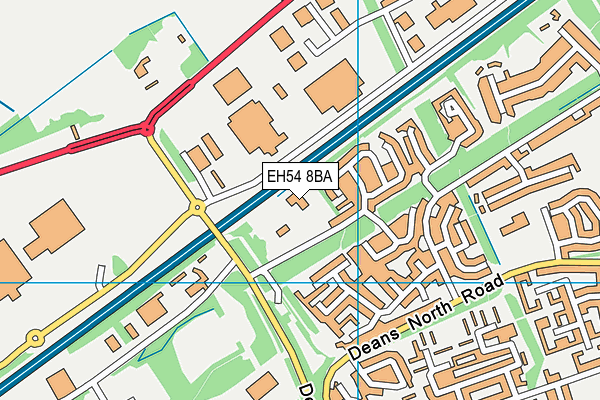 EH54 8BA map - OS VectorMap District (Ordnance Survey) EH54 8BA map - OS VectorMap District (Ordnance Survey)