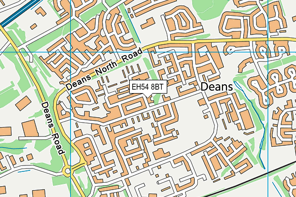 EH54 8BT map - OS VectorMap District (Ordnance Survey) EH54 8BT map - OS VectorMap District (Ordnance Survey)