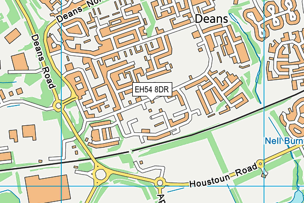EH54 8DR map - OS VectorMap District (Ordnance Survey) EH54 8DR map - OS VectorMap District (Ordnance Survey)