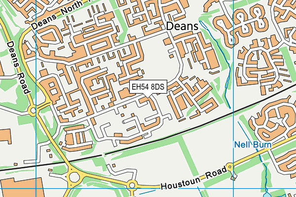 EH54 8DS map - OS VectorMap District (Ordnance Survey) EH54 8DS map - OS VectorMap District (Ordnance Survey)