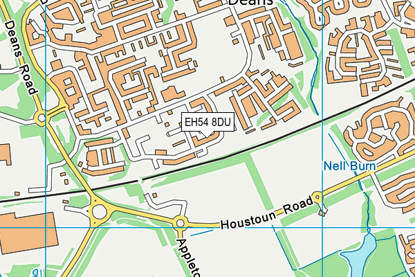 EH54 8DU map - OS VectorMap District (Ordnance Survey) EH54 8DU map - OS VectorMap District (Ordnance Survey)